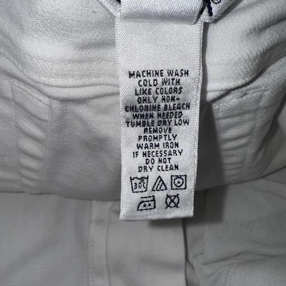 Lilly Pulitzer Palm Beach Fit Minimalist White Capri Pants Preppy Resort Wear 0 - Picture 13 of 13